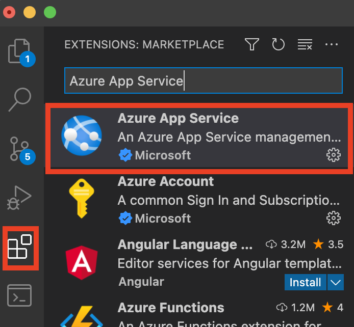 Figure A.14 Azure App Service.