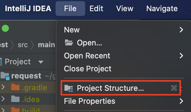 Figure A.5 Project Structure.