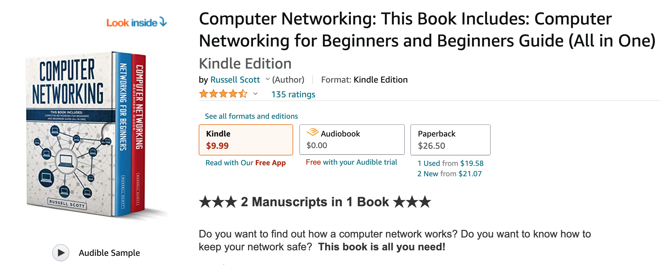 Figure 1.16 Book web page is dynamic at Amazon.